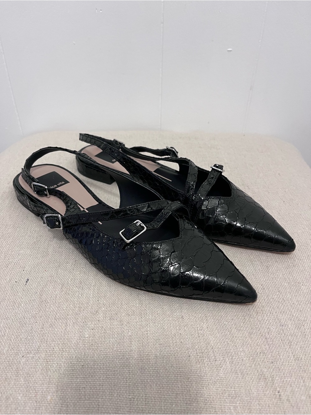 Dolce Vita Pamla Pointed Toe Slingback Flats
